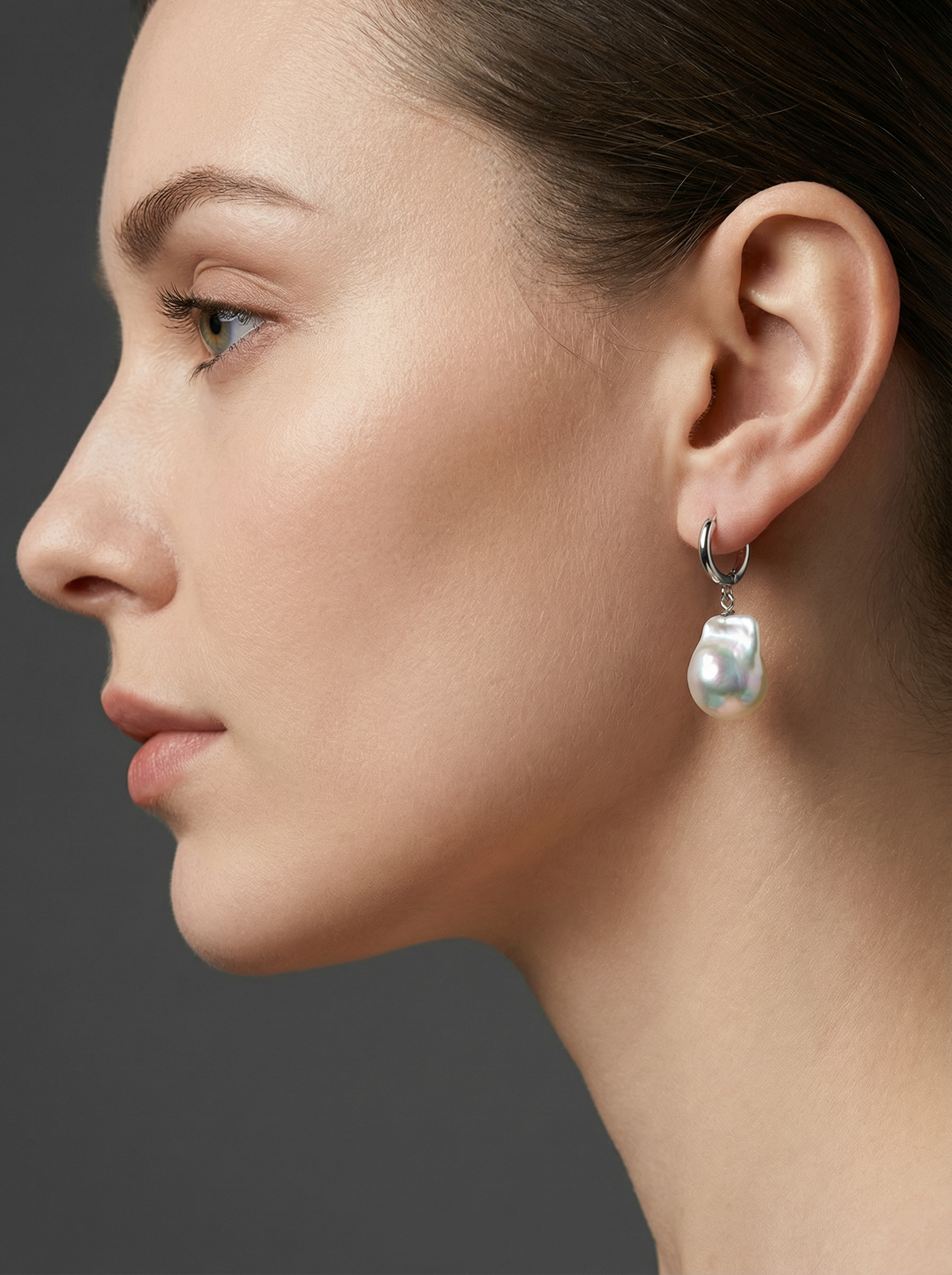 Organic Baroque Pearl Drop Earrings – Unique Ethereal Statement Jewelry by Nacre Tale