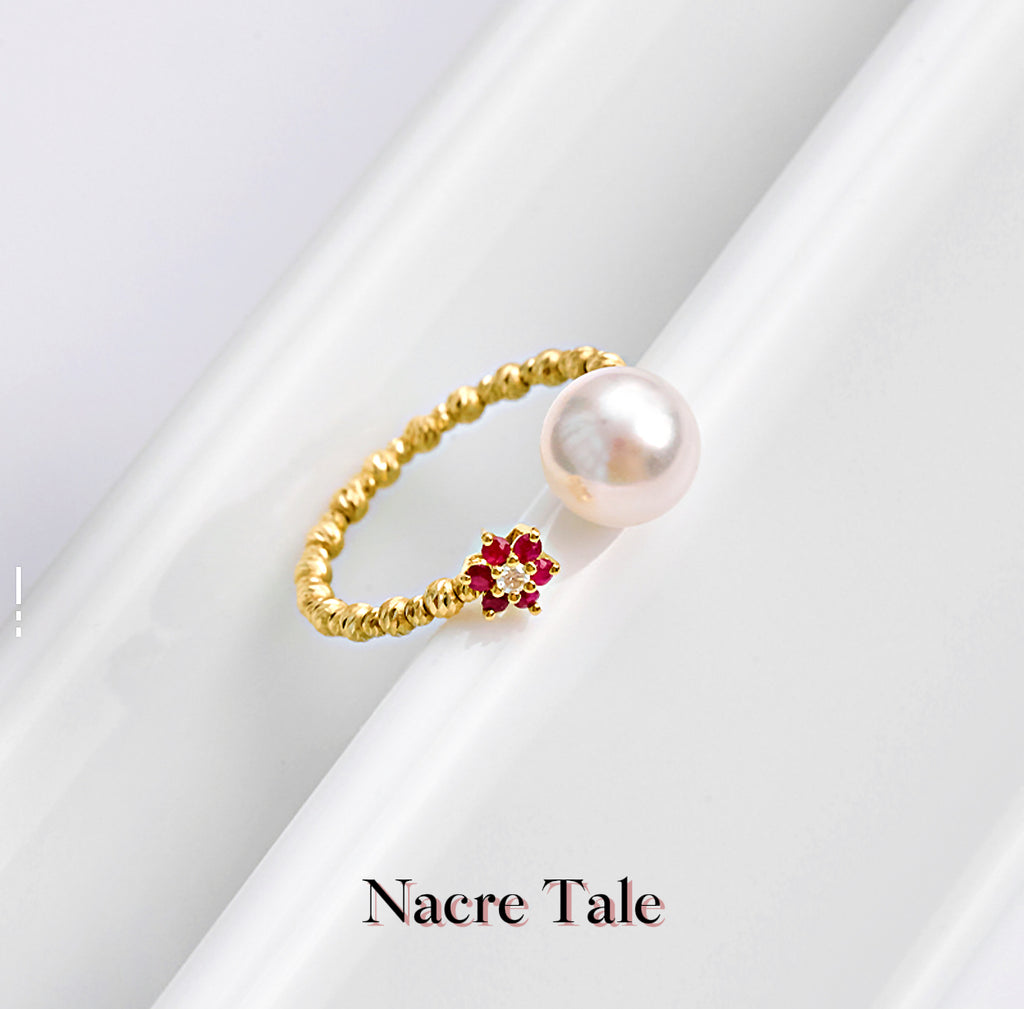 Nacre Tale Baroque Pearl Multi-Strand Bracelet - Gold-Tone with Irregular Freshwater Pearls