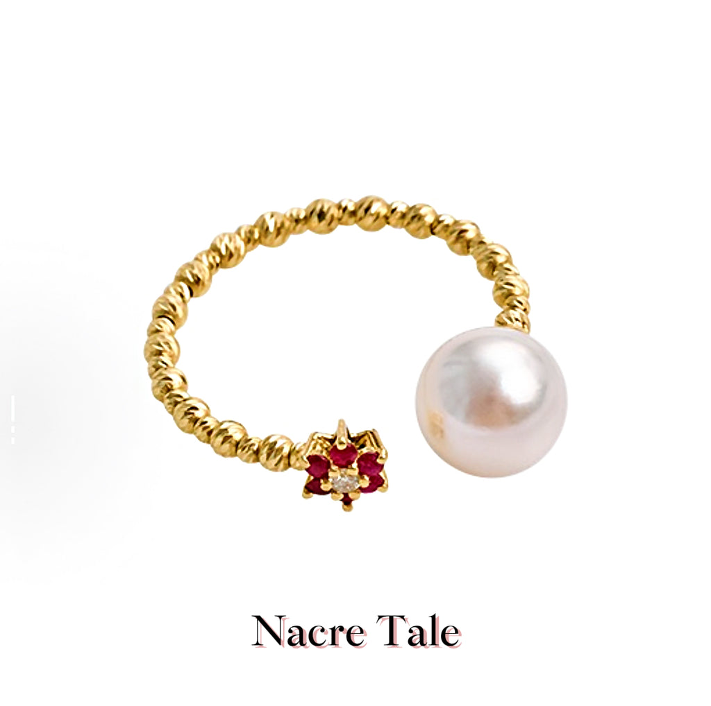 Nacre Tale Baroque Pearl Multi-Strand Bracelet - Gold-Tone with Irregular Freshwater Pearls