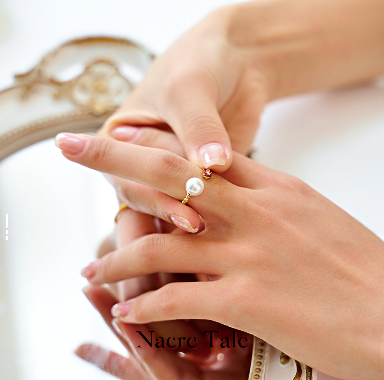 Nacre Tale Baroque Pearl Multi-Strand Bracelet - Gold-Tone with Irregular Freshwater Pearls