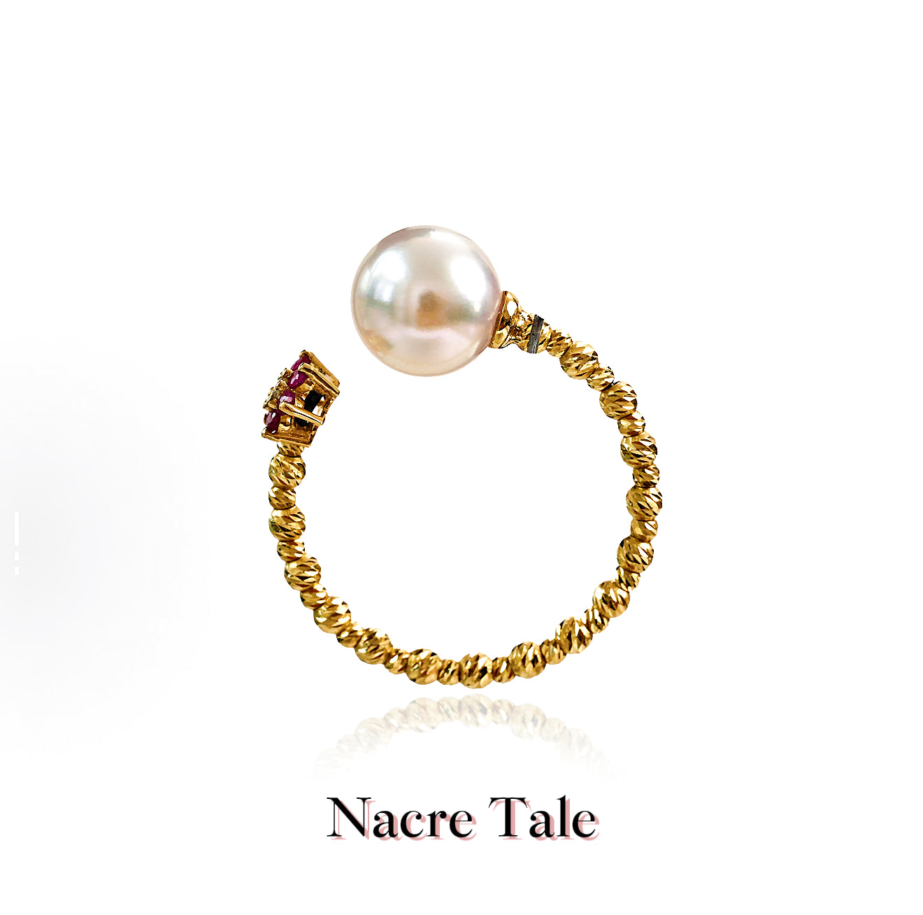 Nacre Tale Baroque Pearl Multi-Strand Bracelet - Gold-Tone with Irregular Freshwater Pearls