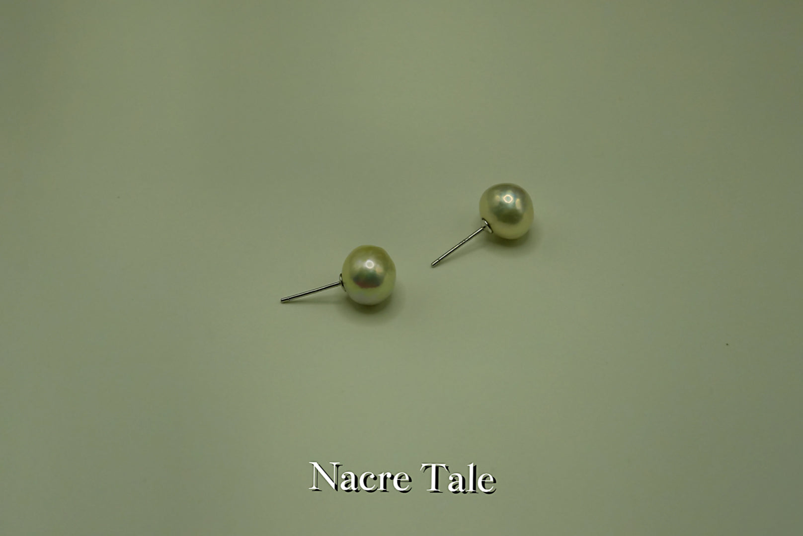 Nacre Tale Simple Pearl Stud Earrings - Natural 6mm Pearls with Silver Posts