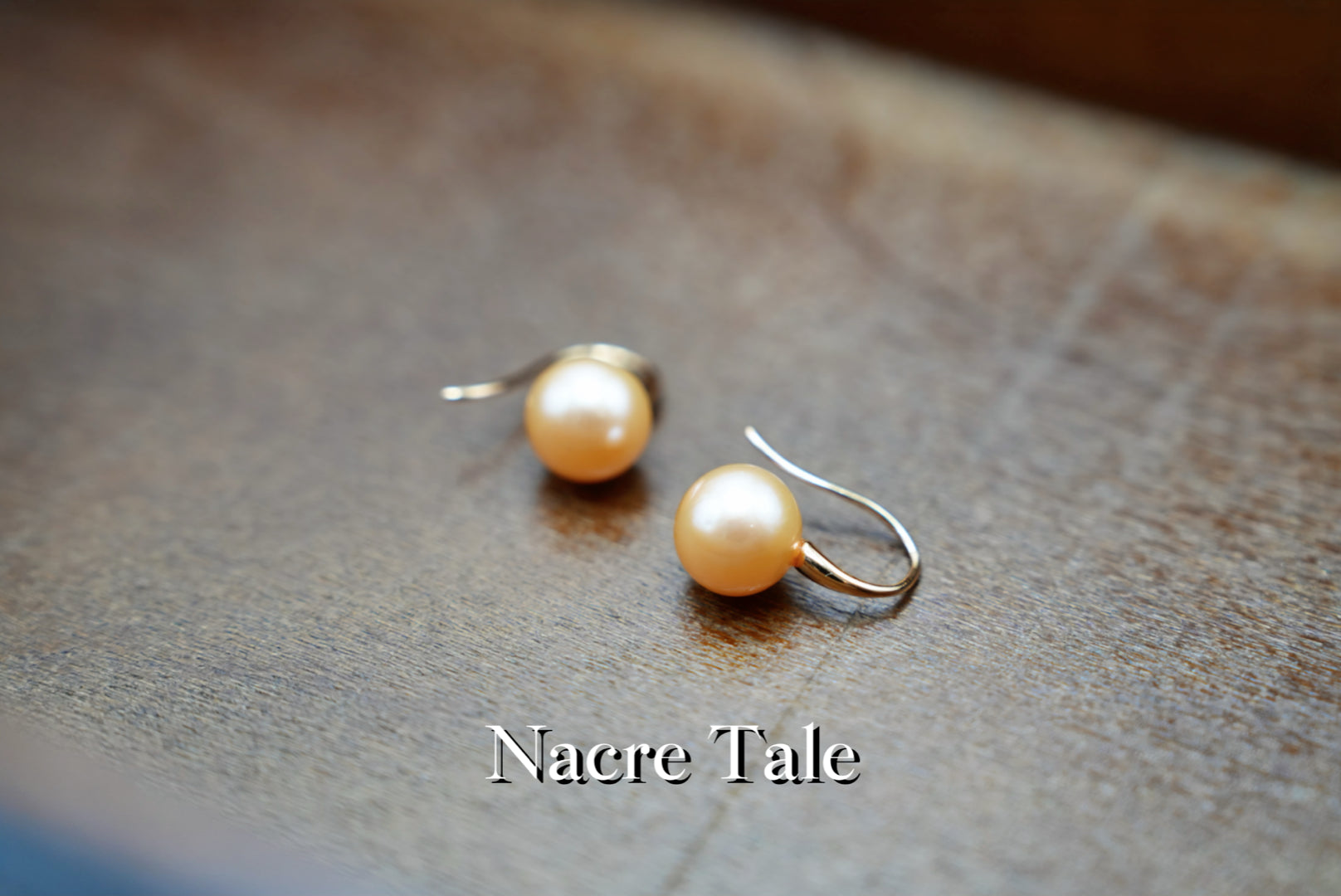 Nacre Tale Natural Pearl Drop Earrings - 14K Gold with Lustrous Pearls